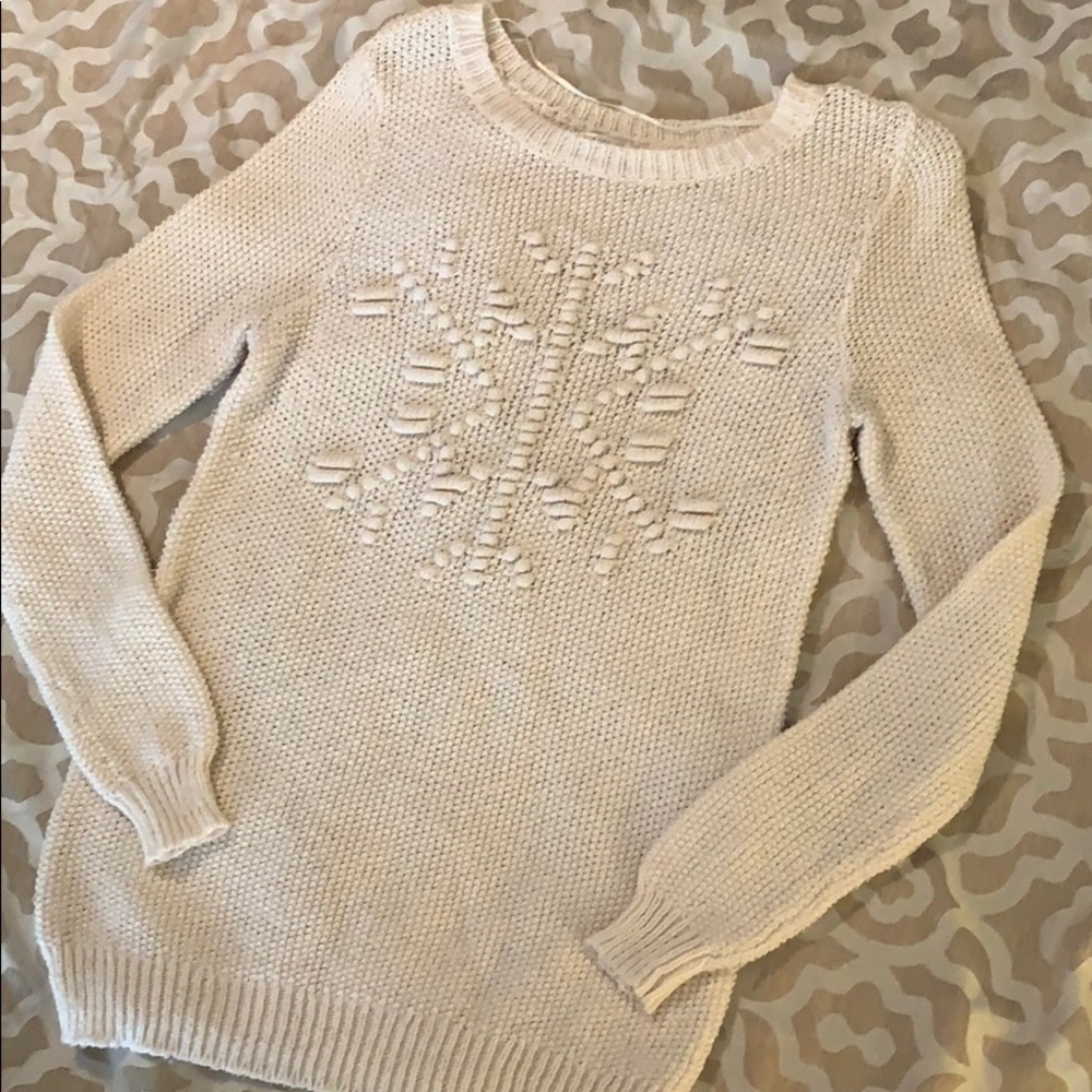 Lauren Conrad Snowflake Sweater